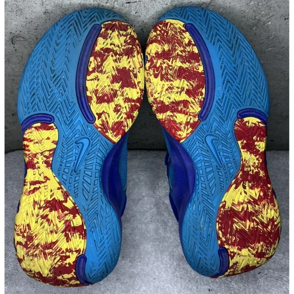 Nike Giannis Immortality 2 Kids Basketball Shoe Size 5.5Y Blue Purple DQ1943-400